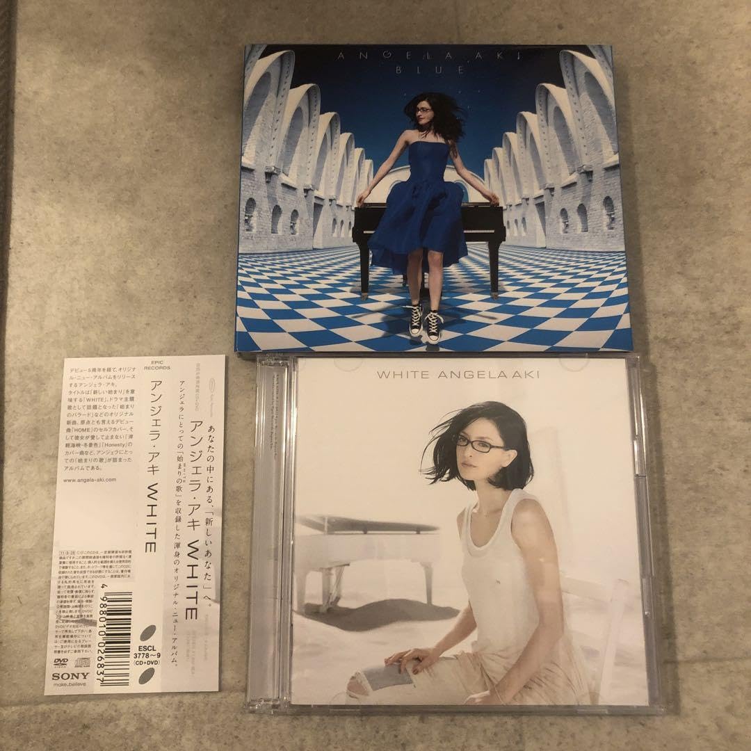 Amazon.co.jp: 初回限定盤CD+DVD アンジェラ アキ BLUE WHITE